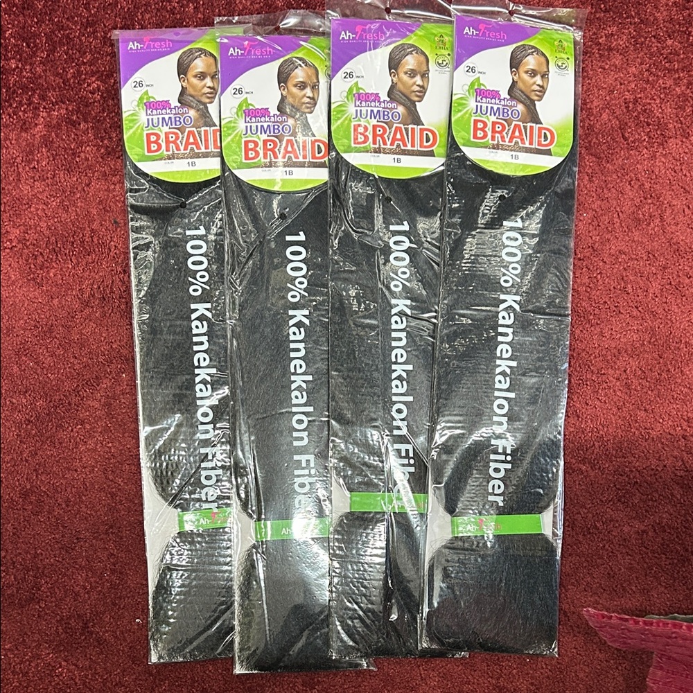 Jumbo Braid Hair Extensions  Black